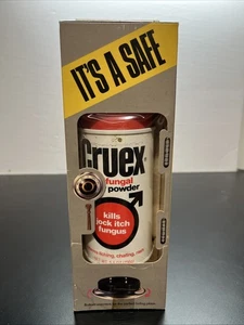 Vtg 1988 CALIFORNIA SAFE Hidden Compartment Stash Can Cruex Antifungal Powder C8 - Picture 1 of 8