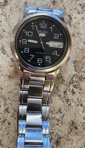 Seiko 5 Automatic 21 Jewels 7S26-02N4 Men's Watch w/ 3206 Band - Picture 1 of 17