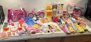 Barbie & Clone Doll Huge Clothing & Accessories Lot Vintage 60’s - 80’s - Picture 1 of 20