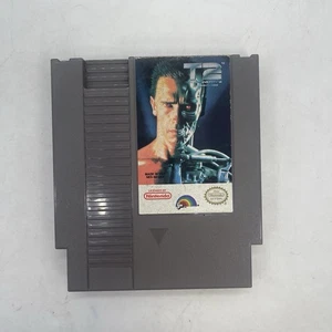 Terminator 2 T2 Good Label Nintendo Nes Cleaned & Tested Working Authentic - Picture 1 of 2