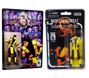 MORTAL KOMBAT Custom SCORPION Figur + GRATIS Skorpion Matero Parodie Fan Art Erwachsene - Bild 1 von 4