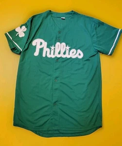 Philadelphia Phillies Trikot grün St. Patricks Day Stadium Giveaway Herren Gr. MED - Bild 1 von 7