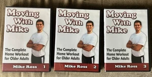 Moving With Mike - Complete Home Workout For Seniors (3 DVD Lot) Mike Ross - Picture 1 of 1