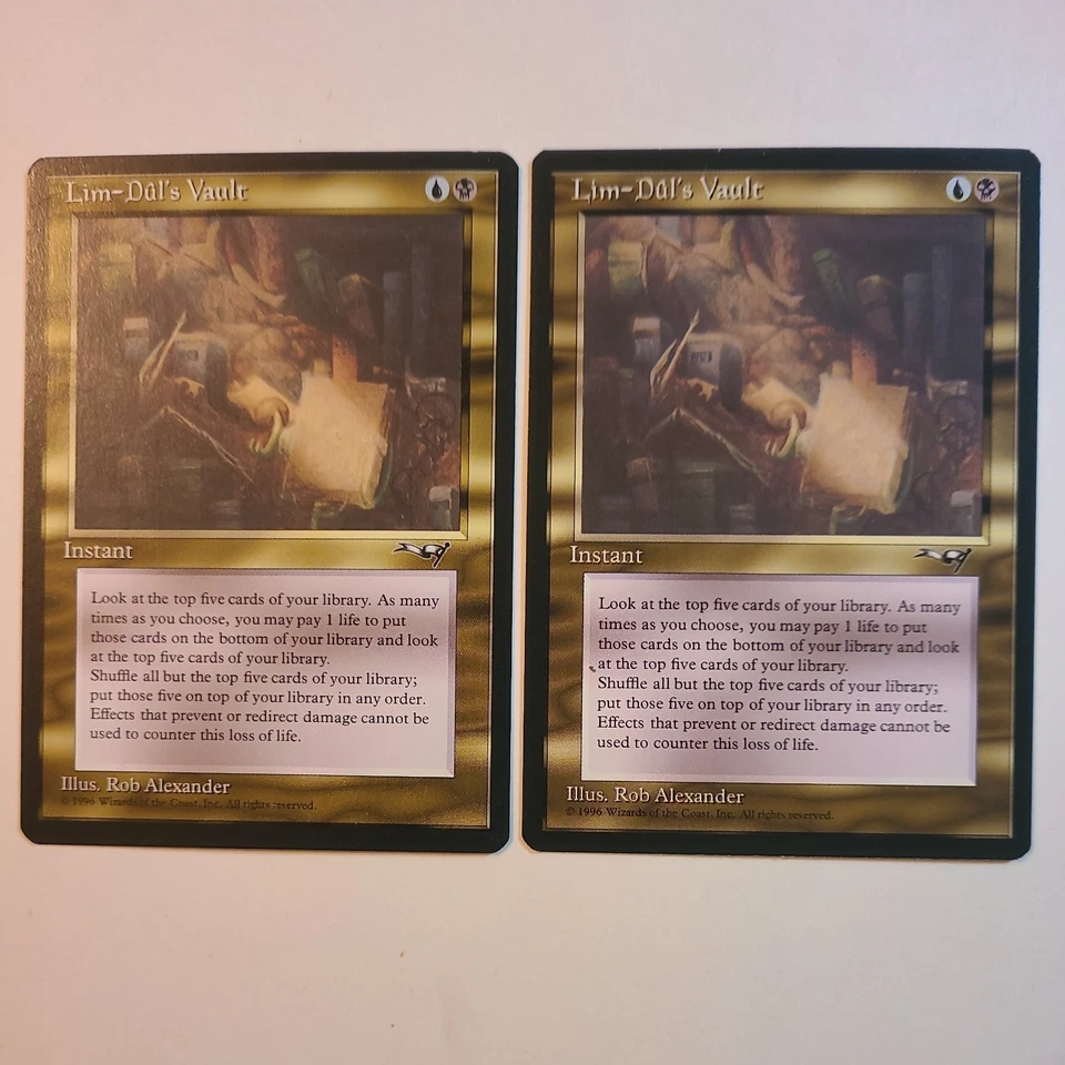 2x Lim-Dul's Vault Alliances Regular MTG Magic The Gathering - Image 1 of 1
