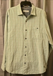 Tommy Bahama Hemd Herren XLarge Tall kariert Coastline Cord Langarm Button Down - Bild 1 von 9