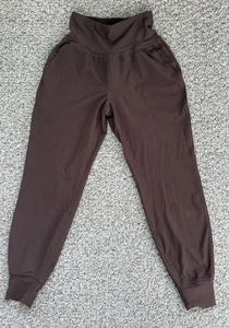 Joggers de tiro alto marrón oscuro de “Old Navy” talla XS USADOS EN EXCELENTE ESTADO  - Imagen 1 de 3