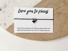Bracelet Little Wish String Cord Love You To Pieces Anniversary Gift Cotton 2nd