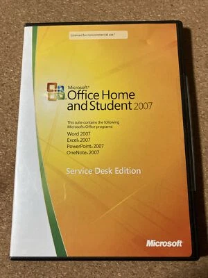 Microsoft Office Home and Student 2007 Service Desk Edition with Product Key - Image 1 of 4