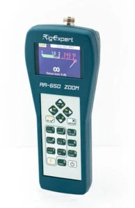 RigExpert AA-650 Zoom Antenna Analyzer for 0.1 - 650MHz with BT & N-Type Conn - Picture 1 of 2