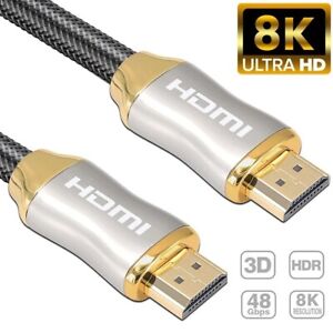8K HDMI 2.1 Cable 48Gbps 4K@120 UHD 1M 2M 3M 4M 5M Gold Ultra HD PS5 XBOX Sky