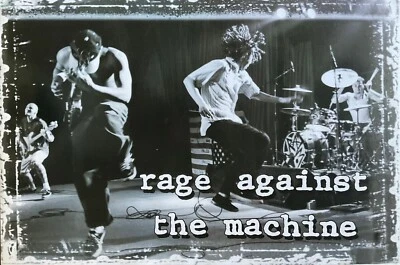 Rage Against The Machine Vintage Poster 24 x 36 Memorabilia - Image 1 of 2