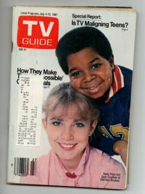 TV Guide Magazine July 4 1981 Dana Plato Diff'rent Strokes Gary Coleman - Image 1 of 4
