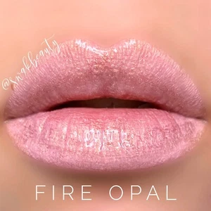 Lipsense Fire Opal NEW Pearlescent Golden Shimmer Milky Pink Liquid Lipstick - Picture 1 of 7