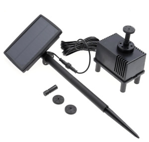 New 1.5w Solar Power Fountain Submersible Floating Water Pump Garden Pool