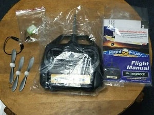Megatech Night Flyer RC Controller Propellers Charging Cable Battery NO PLANE - Picture 1 of 6