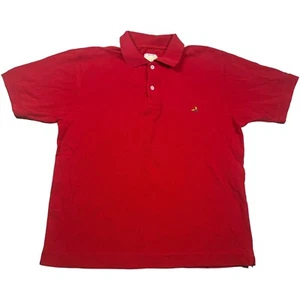 Vintage United Colors Of Benetton Red Polo Shirt Size Medium Made in USA - Picture 1 of 6