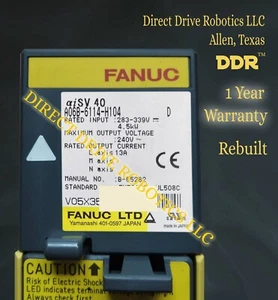 **12mo Warranty**REBUILT**TRY US ONCE**EXCHANGE** Fanuc A06B-6114-H104 - Picture 1 of 7