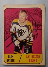 1967-68 TOPPS HOCKEY NHL #66 First Checklist marked (1-66) VG-EX