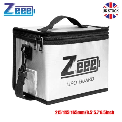 Zeee Lipo Battery Safe Bag Guard Fireproof Explosionproof for Charge & Storage - Image 1 of 4