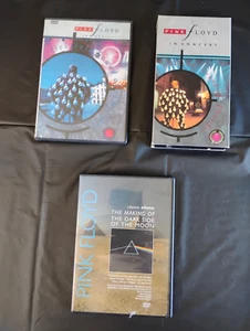 Lot of Pink Floyd DVDs & VHS - In Concert Delicate Sound of Thunder & Dark Side - Picture 1 of 17
