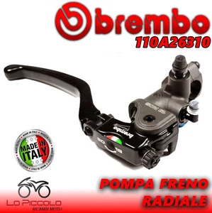 NEW BREMBO RACING 19 RCS 19RCS FRONT BRAKE ADJUSTABLE RADIAL MASTER CYLINDER - Foto 1 di 1