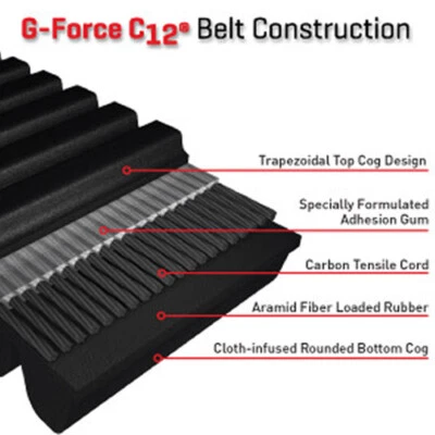 GATES 43C4210 G Force Carbon Drive Belt - Image 1 of 3