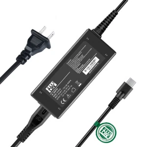 45W USB-C AC Adapter Charger Power Supply Cord For HP Chromebook 14-CA Series - Picture 1 of 6
