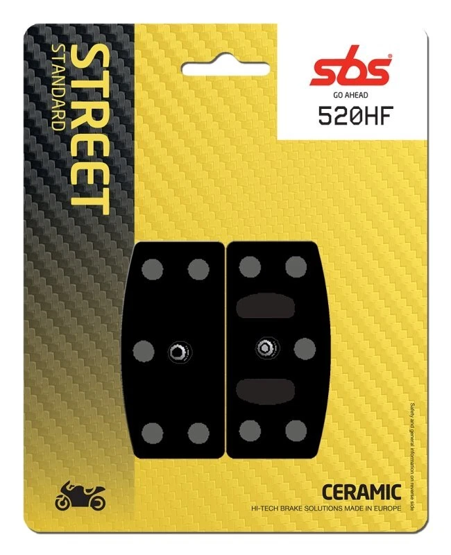 SBS Street Front Ceramic Brake Pads - 520HF - BMW R60/7 600 1976 - 1977 - Image 1 of 1
