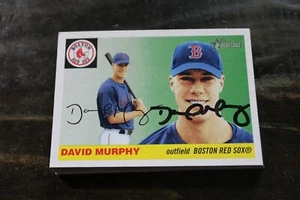 DAVID MURPHY  BOSTON RED SOX  AUTOGRAPHED CARD - Picture 1 of 1