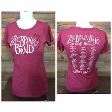 Zac Brown Band 2015 Tour Jekyll & Hyde Red T-Shirt Women's Size Medium