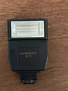 Quantaray Q-15 Shoe Mount Camera Flash Tested Working - Picture 1 of 2