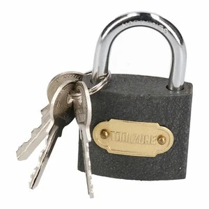 Candado de hierro fundido de 38 mm con grillete endurecido candados cerradura de puerta de cobertizo - Imagen 1 de 4