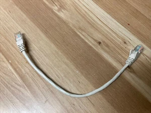 RJ45 T-568B Ethernet Netzwerk UTP Kabel. Cat 5e. 12 Zoll lang. - Bild 1 von 5