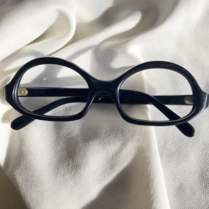 Montatura occhiali da vista donna vintage anni 60 neri mai indossati nuovi vecchi stock - Foto 1 di 8