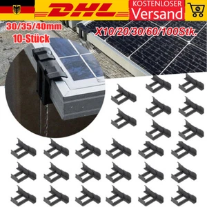 10-100 Stück Solarpanel Reinigung Rahmen Wasser Abfluss Wasserumleitung Clips - Bild 1 von 12