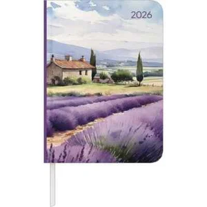 Daily Journal Aquarelle 2026 - Taschenkalender Kalender A6 - 11 x 15 cm - Bild 1 von 2