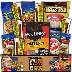 Rindfleisch Jerky Nuts Pflegepaket, kohlenhydratarme Lebensmittel Snack Geschenkbox, 12 Stück - Bild 1 von 7