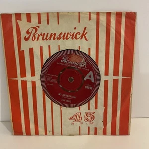 THE WHO - ‘MY GENERATION’ DEMONSTRATION COPY. BRUNSWICK 05944. 1965 CLASSIC 45!! - Picture 1 of 14
