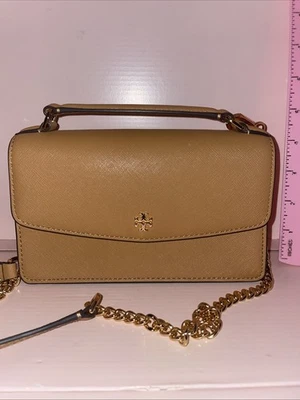 TORY BURCH Emerson Top Handle Shoulder Crossbody Bag Handbag Purse 2WAY - Image 1 of 4