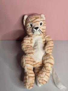Ikea Gosig Katt Plush Tabby Cat Stuffed Animal Ginger Tan White Striped 11" RARE - Picture 1 of 10