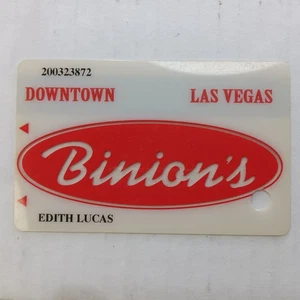 Binion's Hotel Casino Las Vegas NV Player's Club Slot Card 2010s - Picture 1 of 2