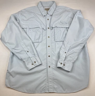 L.L. Bean Shirt Size XL Tall Men's Outdoor Vented Fishing Long Sleeve Roll Tab - Image 1 of 4
