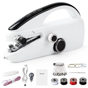 Portable Handheld Mini Sewing Machine with Complete DIY Sewing Kit Low Noise - Picture 1 of 15