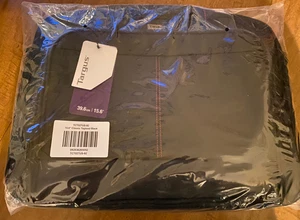 Targus 15.6" Classic Slim Briefcase - TCT027US Black Topload NEW TAGGED sealed - Picture 1 of 5