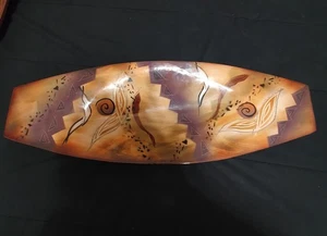 Ceramic Tray 26.5" x 10" by Zeber Martell - Decorative Art! - Picture 1 of 5
