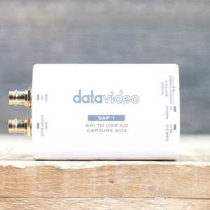 Datavideo CAP-1 SDI to USB 3.0 Capture Box Audio In of Embedded w/Box #00705576 - Picture 1 of 12