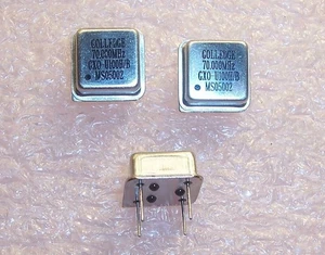 QTY (10) 70 MHz 1/2 SIZE OSCILLATORS 5V HCMOS/ LSTTL GXO-U100H/B-70.000MHz - Picture 1 of 3