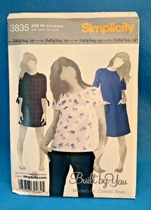 Simplicity Pattern Mini Dress or Top Sz 12 to 20 3835 MAP - Picture 1 of 4