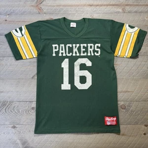 Camiseta deportiva de colección Green Bay Packers para hombre grande #16 verde Rawlings EE. UU. - Imagen 1 de 17