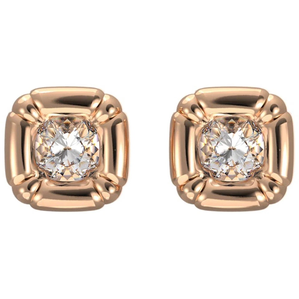 Swarovski Dulcis Stud Earrings Pierced Rose Gold Tone #5617910